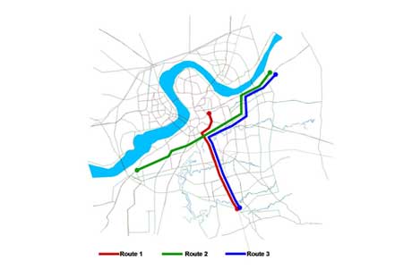 BRTS route map