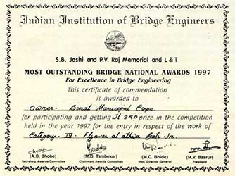 Indian Institution of Bridge Engineers Award - Year 1997