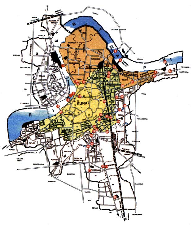 Zankhvav Surat Map