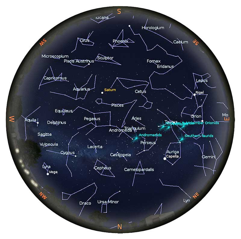 Night sky view image - November 2025