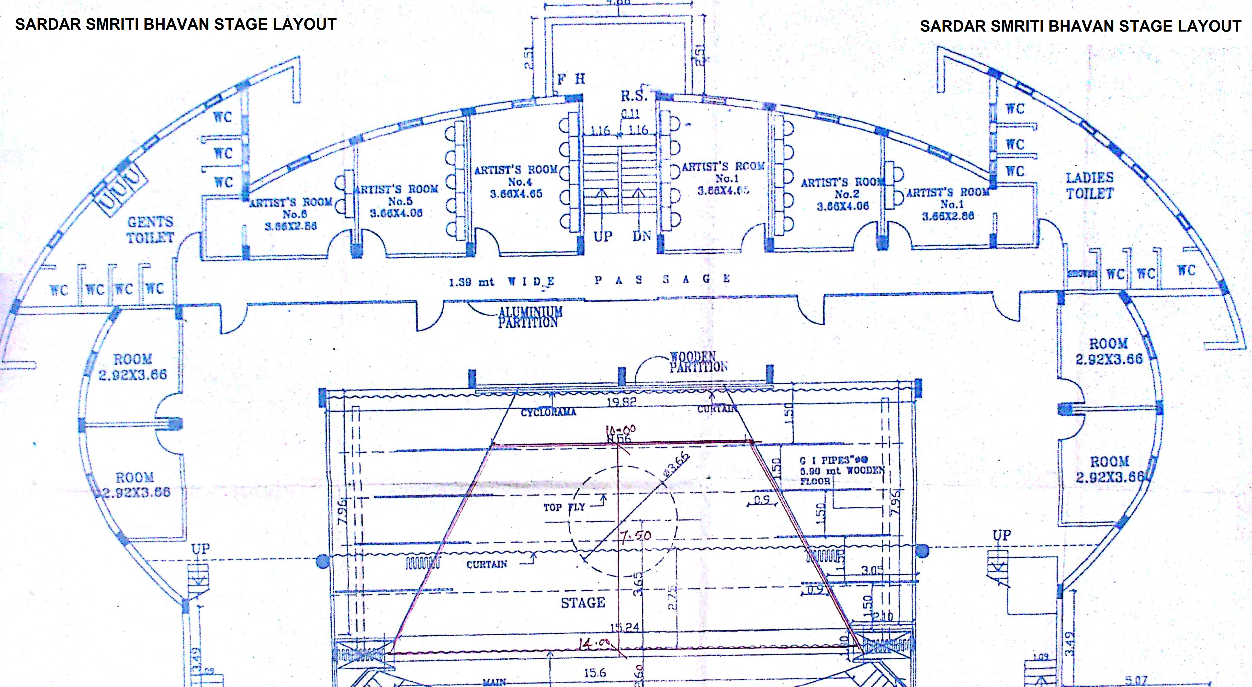 Sardar Patel Smriti Bhavan - Layout