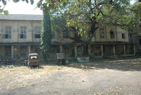 British Barracks and Historical Water Tank : Before Restoration