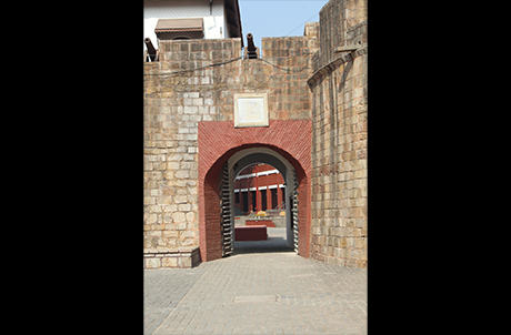 Surat Fort Entrance Gate - Close-up view