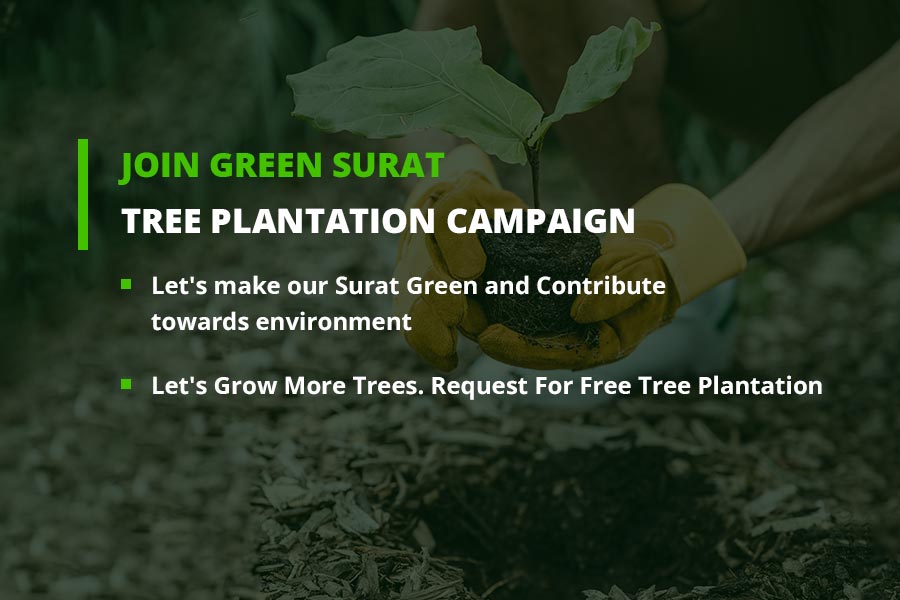 TREE PLANTATION/CONTRIBUTION REQUEST - Surat Municipal Corporation - Tablet View