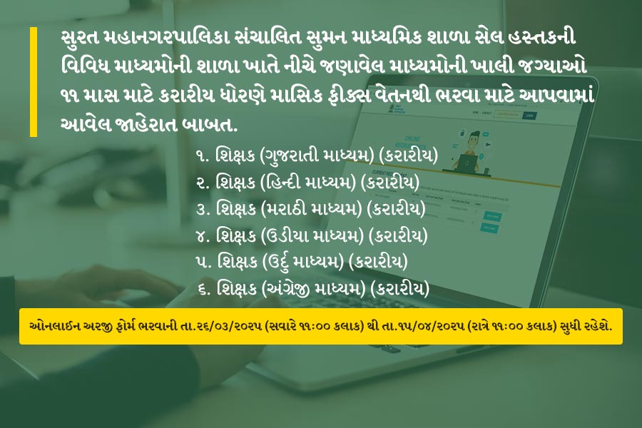 Recruitment - Surat Municipal Corporation - Tablet View